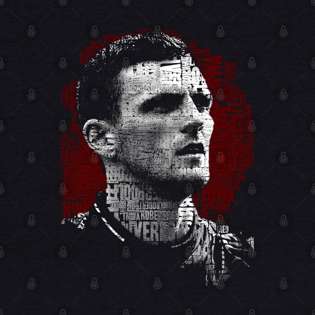 Andy Robertson text art by BAJAJU